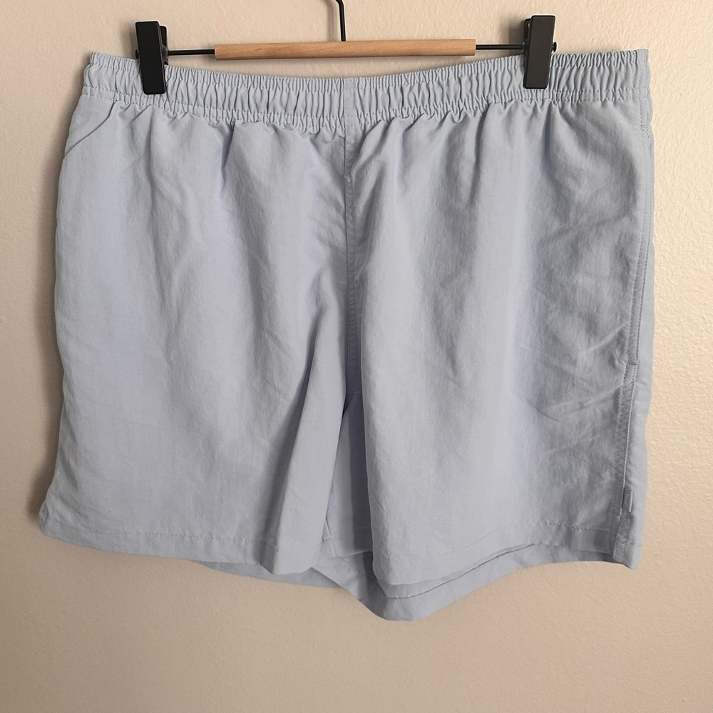 Aritzia Tna Light Blue Nylon Athletic Shorts